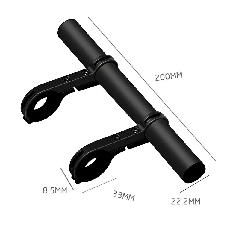 Estensore manubrio bicicletta in alluminio – montaggio rapido Barra di estensione per manubrio bici – leggera e resistente