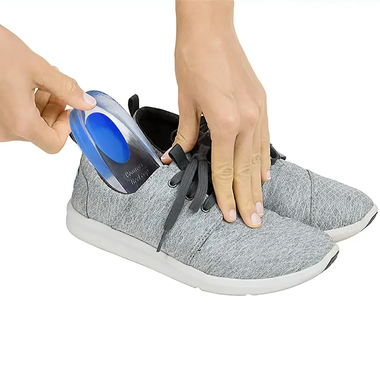 Plantari ortopedici in silicone per calzature Supporto ortopedico per talloni, morbido, ideale per dolori ai piedi