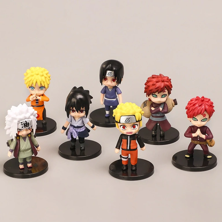 12 figurine Naruto in scatola da collezione Pacchetto 12 figurine Naruto Shippuden in scatola – ideale per regalo o collezione