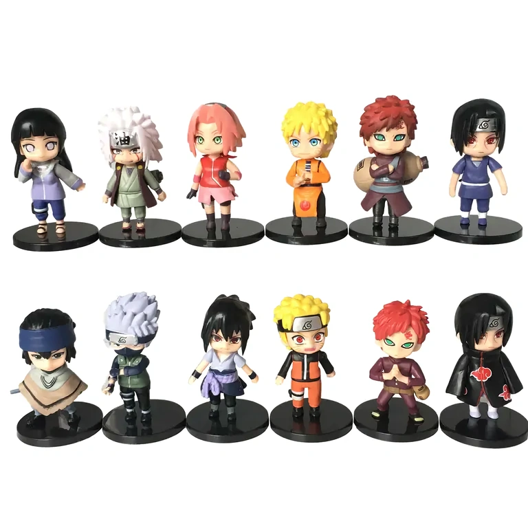 Figurine Naruto Shippuden anime Mini-figurine ispirate all’anime Naruto Shippuden