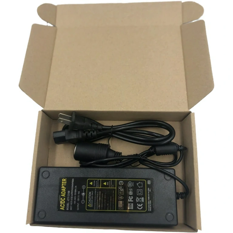 Convertitore 220V AC a 12V DC 10A per uso domestico e auto