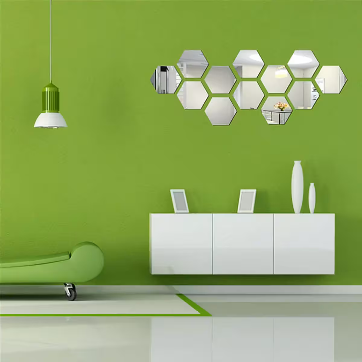 Set specchi moderni per decorazione parete