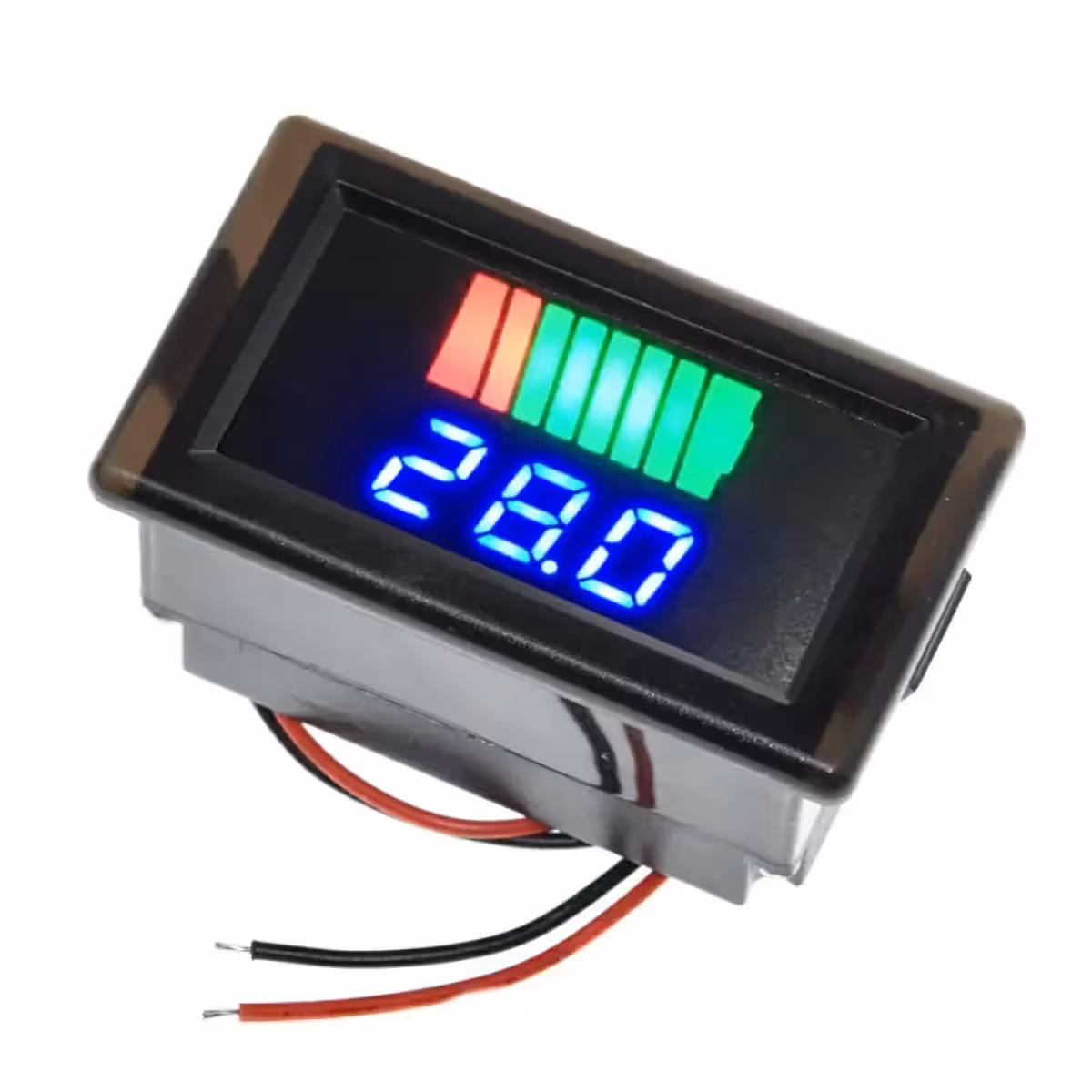 Display LED per controllo livello batteria auto, monopattino, bici o trattore