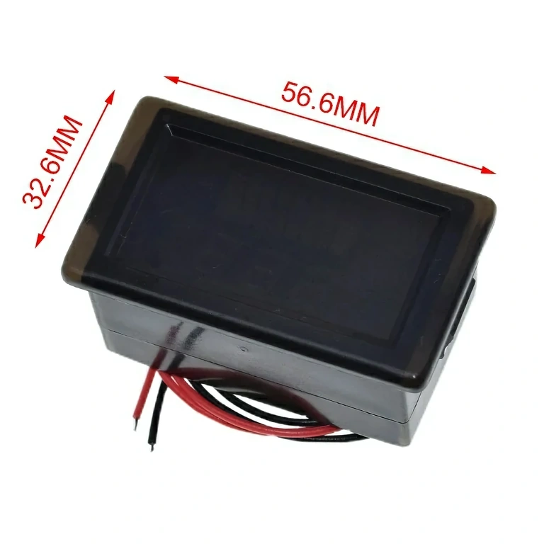 Voltmetro impermeabile per batterie 12V-72V Indicatore volt auto, moto, bici, monopattino – impermeabile e compatto