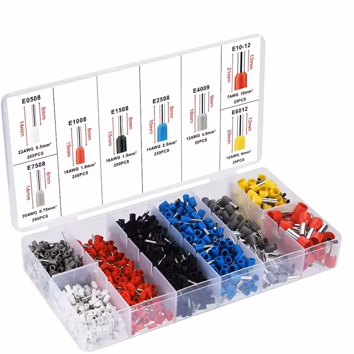 Pinza speciale per terminali tubolari isolati