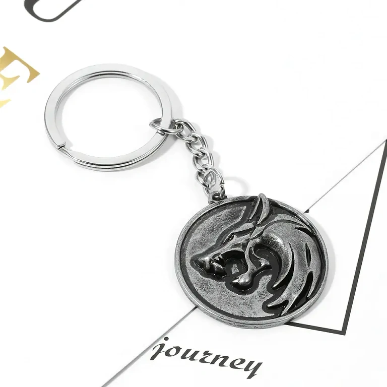 Regalo ideale per fan The Witcher – medaglioni in lega lucida e resistente