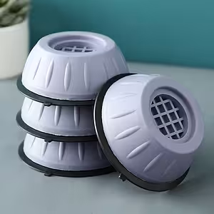 Supporti antivibrazione in gomma per lavatrice e asciugatrice – set 4 pezzi antirumore e antiscivolo