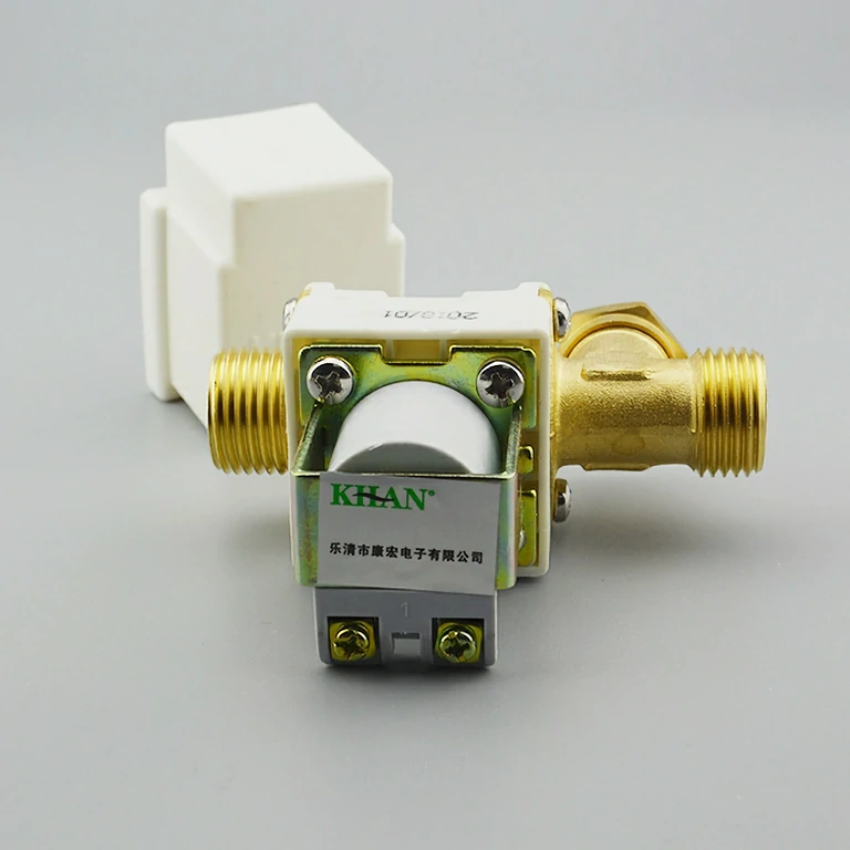 Elettrovalvola elettromagnetica 12V ½ pollice normalmente chiusa Elettrovalvola 12V normalmente chiusa, filtro rimovibile, protezione plastica, per impianti acqua e aria