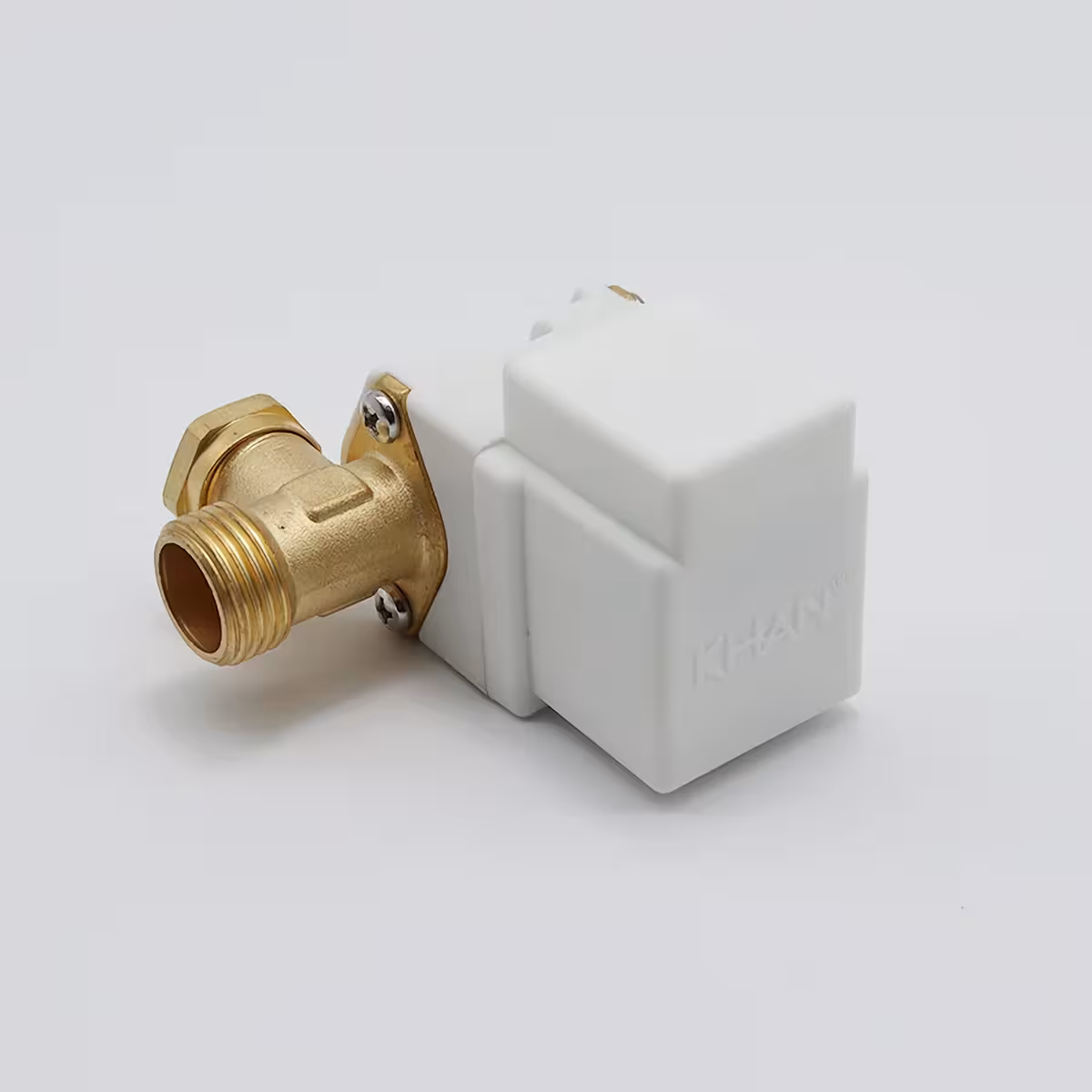 Elettrovalvola normalmente chiusa 12V in ottone, con filtro facile da pulire, adatta a liquidi a bassa viscosità