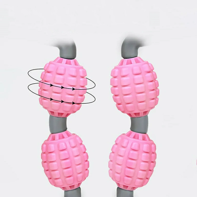 Dispositivo anticellulite manuale con 5 rulli in silicone per pelle tonica