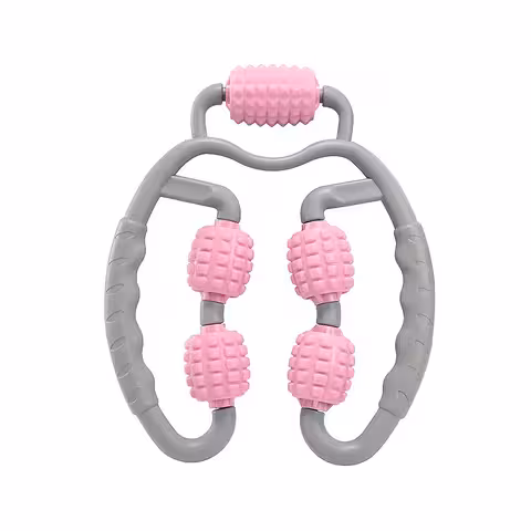 Massaggiatore manuale con 5 rulli – rilassamento corpo, collo, gambe, anticellulite