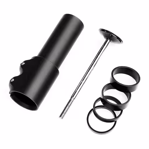 Rialzo attacco manubrio bicicletta 28.6 mm – adattatore per alzare il manubrio, prolunga in alluminio regolabile