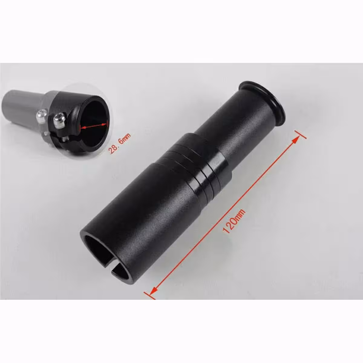 Sistema rialzo manubrio con collari inclusi