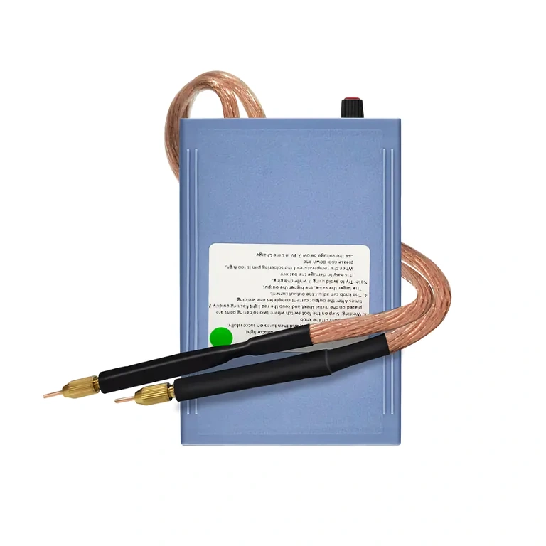 Stazione saldatura portatile pacchi batterie 18650 Unità portatile per saldatura nastri per batterie Li-Ion