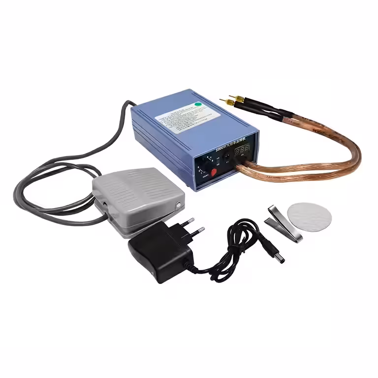 Saldatrice a punti 220V per collegamenti batterie Li-ion, Ni-Cd – ideale per pacchi batterie 18650