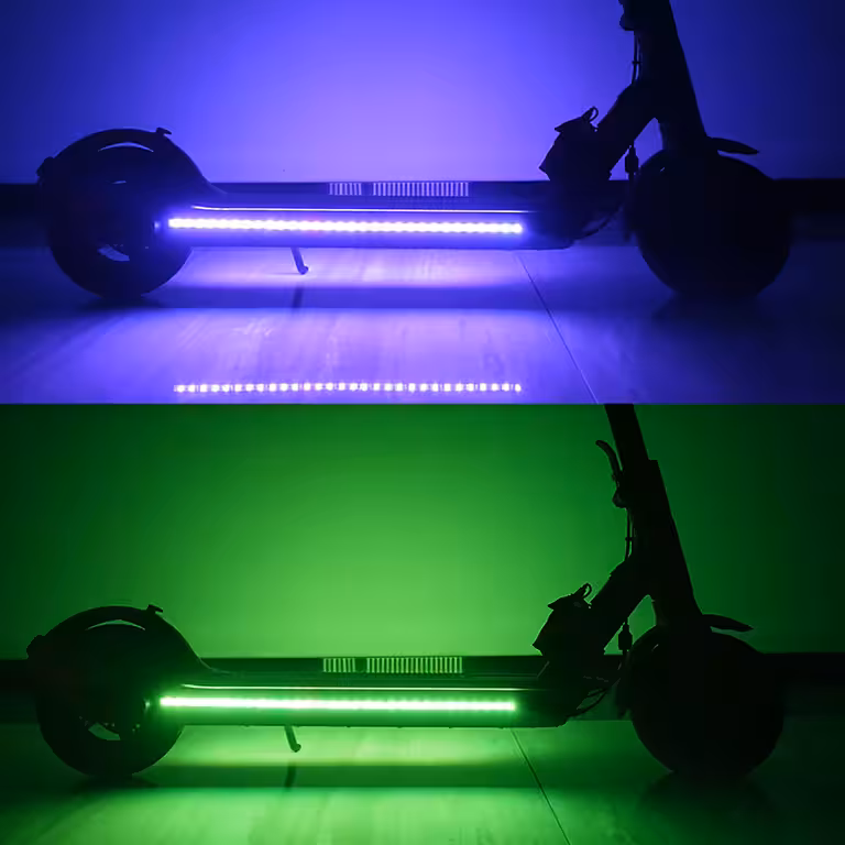 Kit luci LED per monopattino elettrico – Strisce colorate impermeabili con telecomando USB