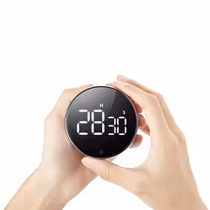 Timer digitale da cucina con allarme LED – Cronometro professionale con magnete e grande display