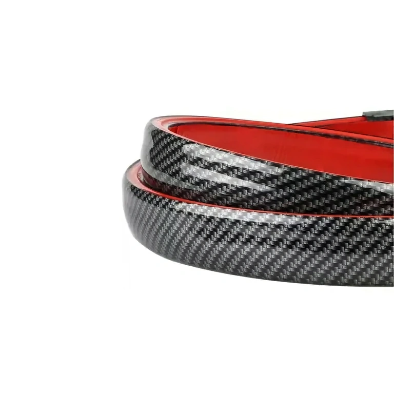 Spoiler in carbonio con luce stop Spoiler con effetto carbonio e striscia LED per freno