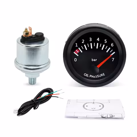 Indicatore digitale pressione olio motore – Manometro elettronico per trattore 12V