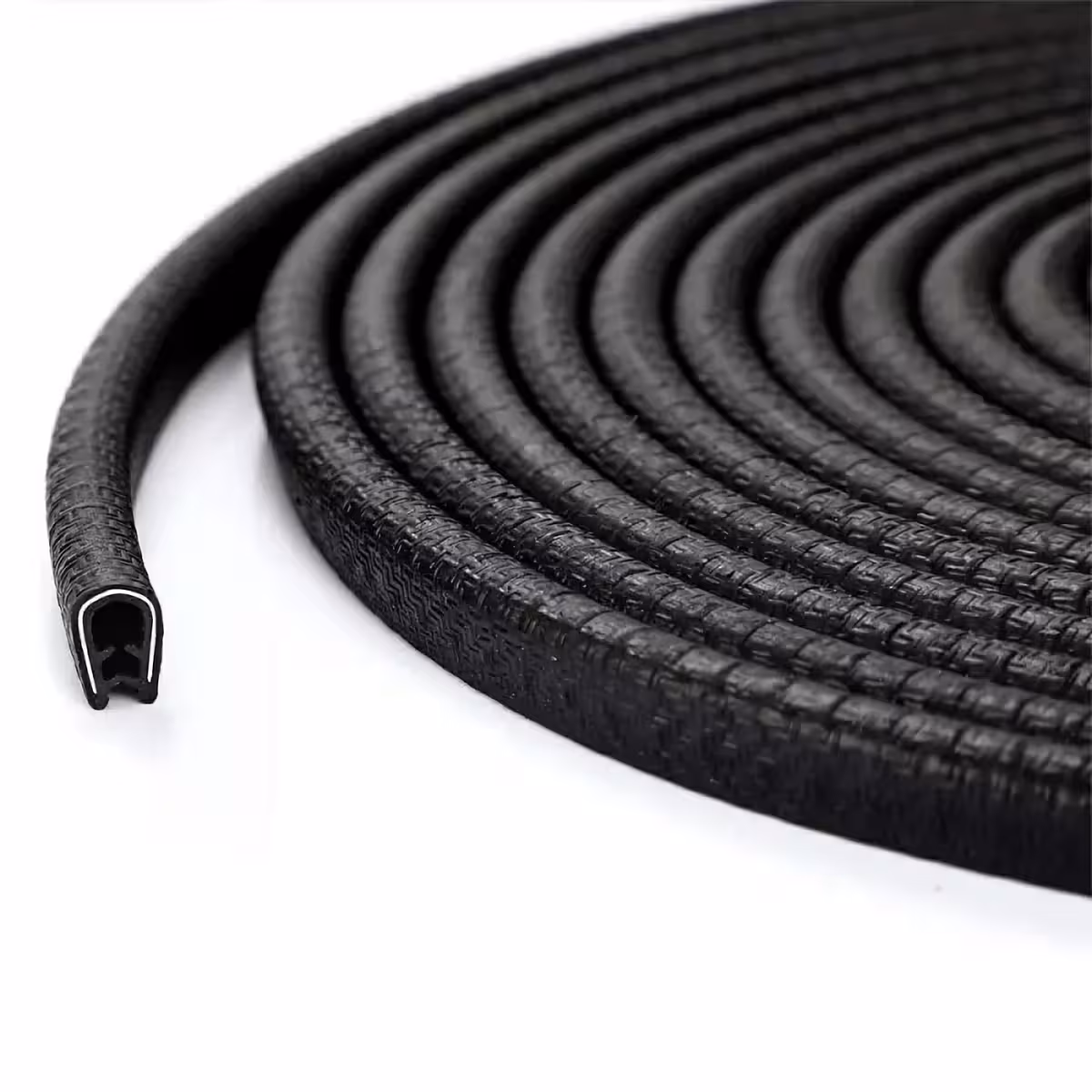 Striscia protezione nera in gomma per porte auto