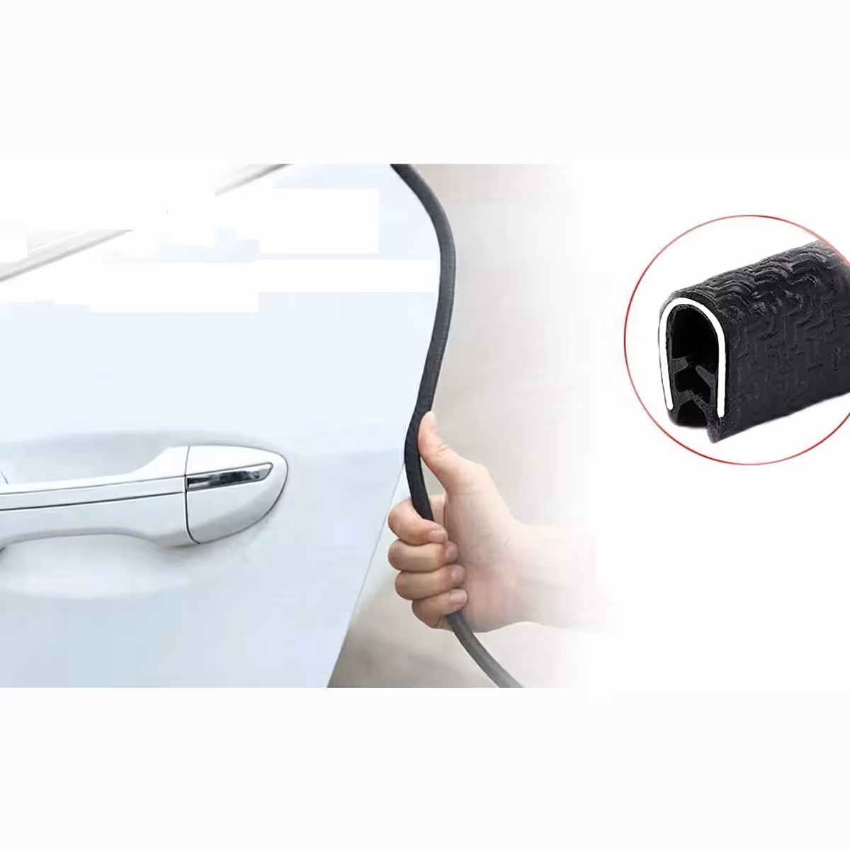 Striscia protezione bordi porte veicolo