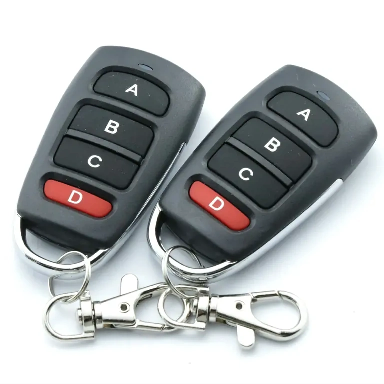 Telecomando radio con 4 pulsanti per sistemi di controllo wireless