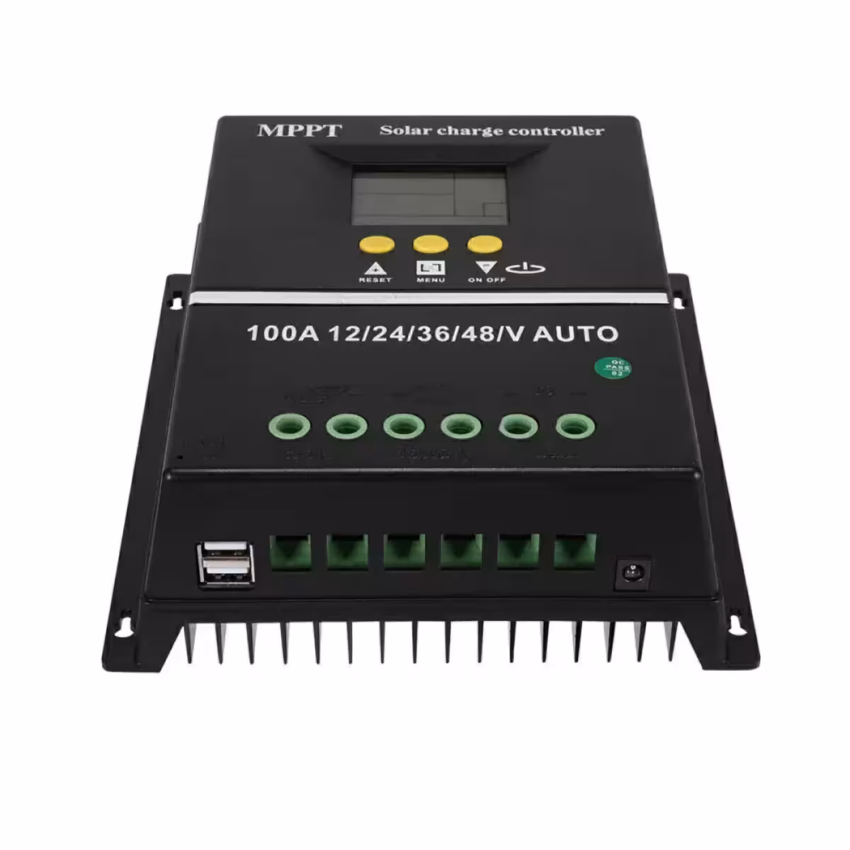 Identifica automaticamente tensione sistema: 12V, 24V, 36V, 48V