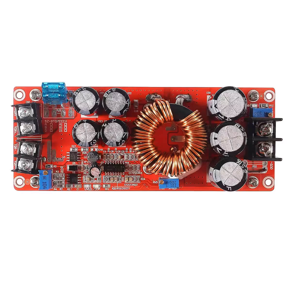 Convertitore DC-DC con uscita regolabile e alta corrente per motori