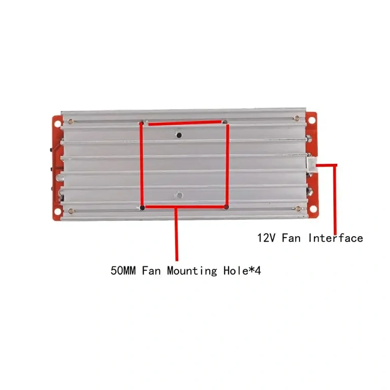 Modulo boost con radiatore per raffreddamento efficiente Convertitore DC-DC con dissipazione attiva, consigliato per uso continuo