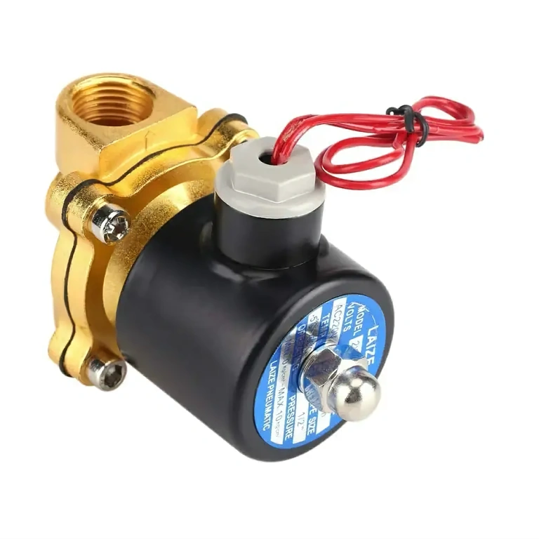 Elettrovalvola 220V con guarnizione NBR per acqua e aria Elettrovalvola 220V con guarnizione NBR per acqua, aria e liquidi non corrosivi