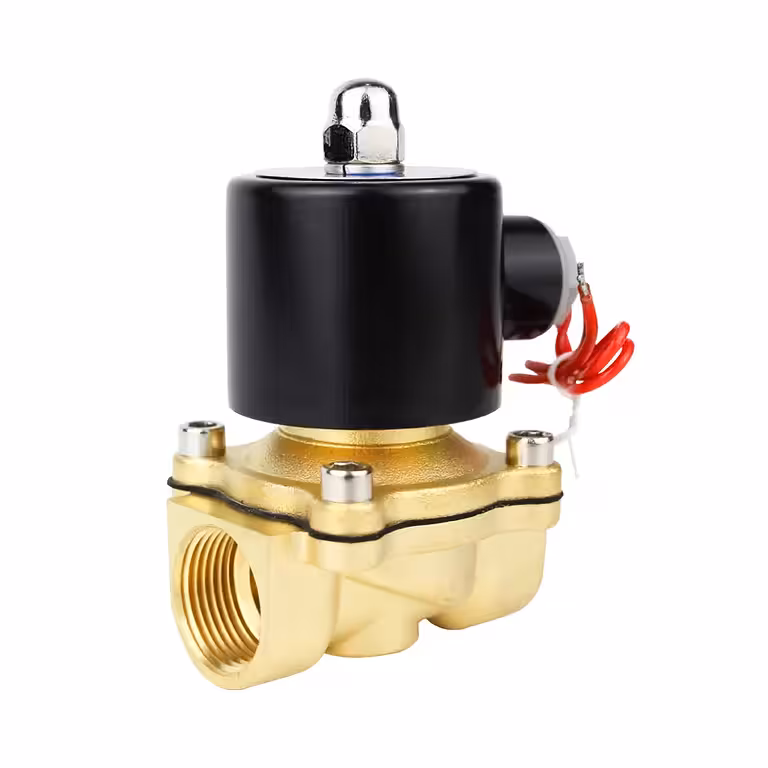 Elettrovalvola 220V 1/2 pollice normalmente chiusa – Per acqua, aria, olio – Rame, guarnizione NBR