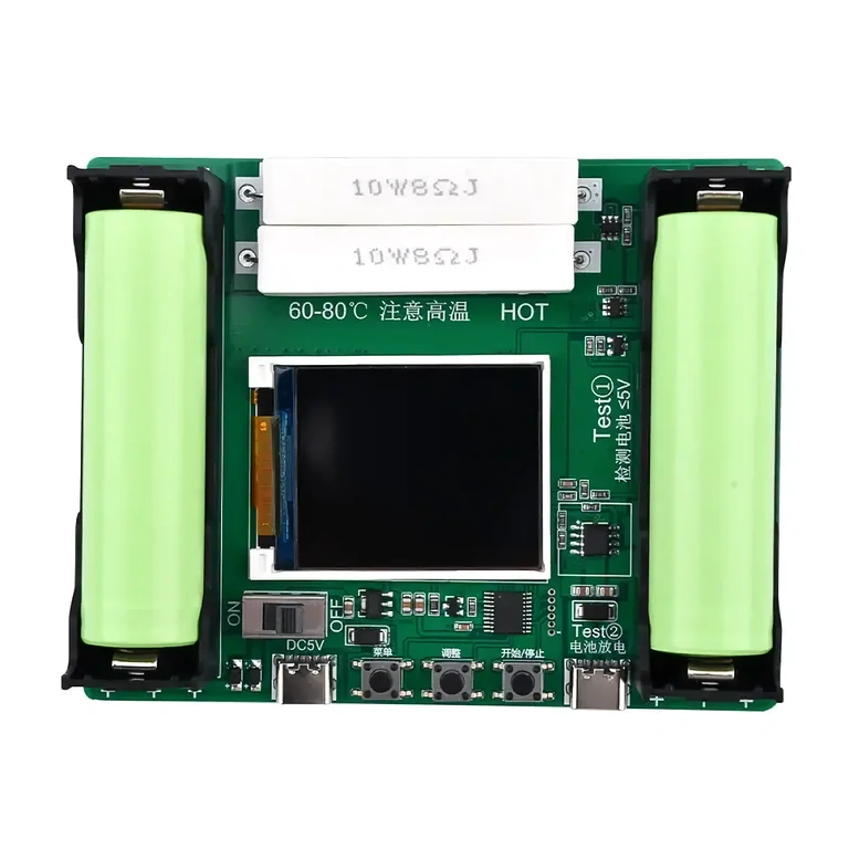 Tester di carica/scarica per batteria 18650 Tester con funzione di carica e scarica per 18650