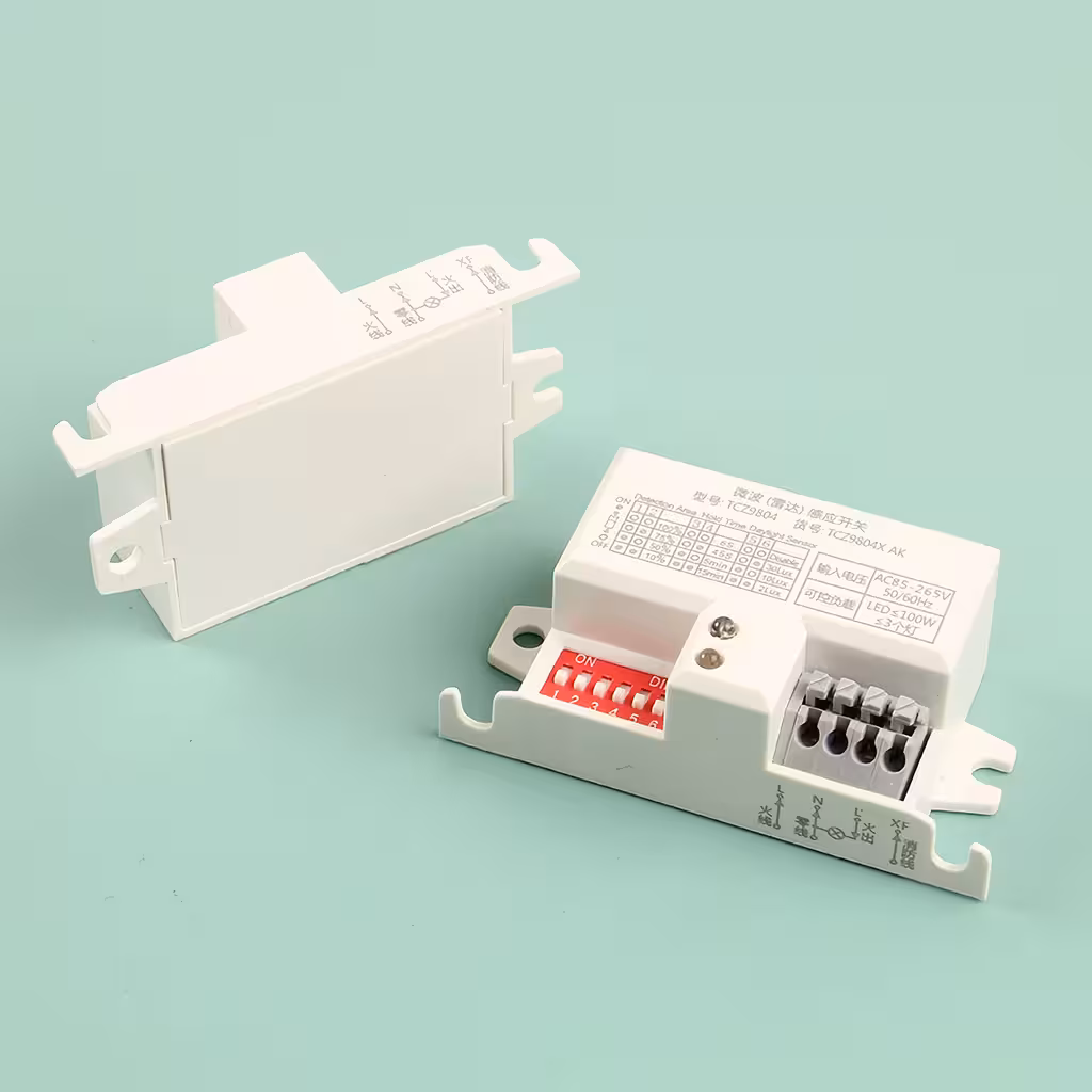 Sensore di movimento a microonde 360° per soffitto – Interruttore automatico 220V bianco