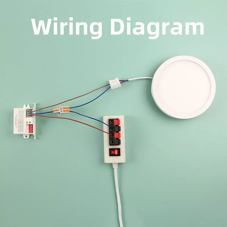 Schema di collegamento elettrico Diagramma di collegamento del sensore di movimento a 220V
