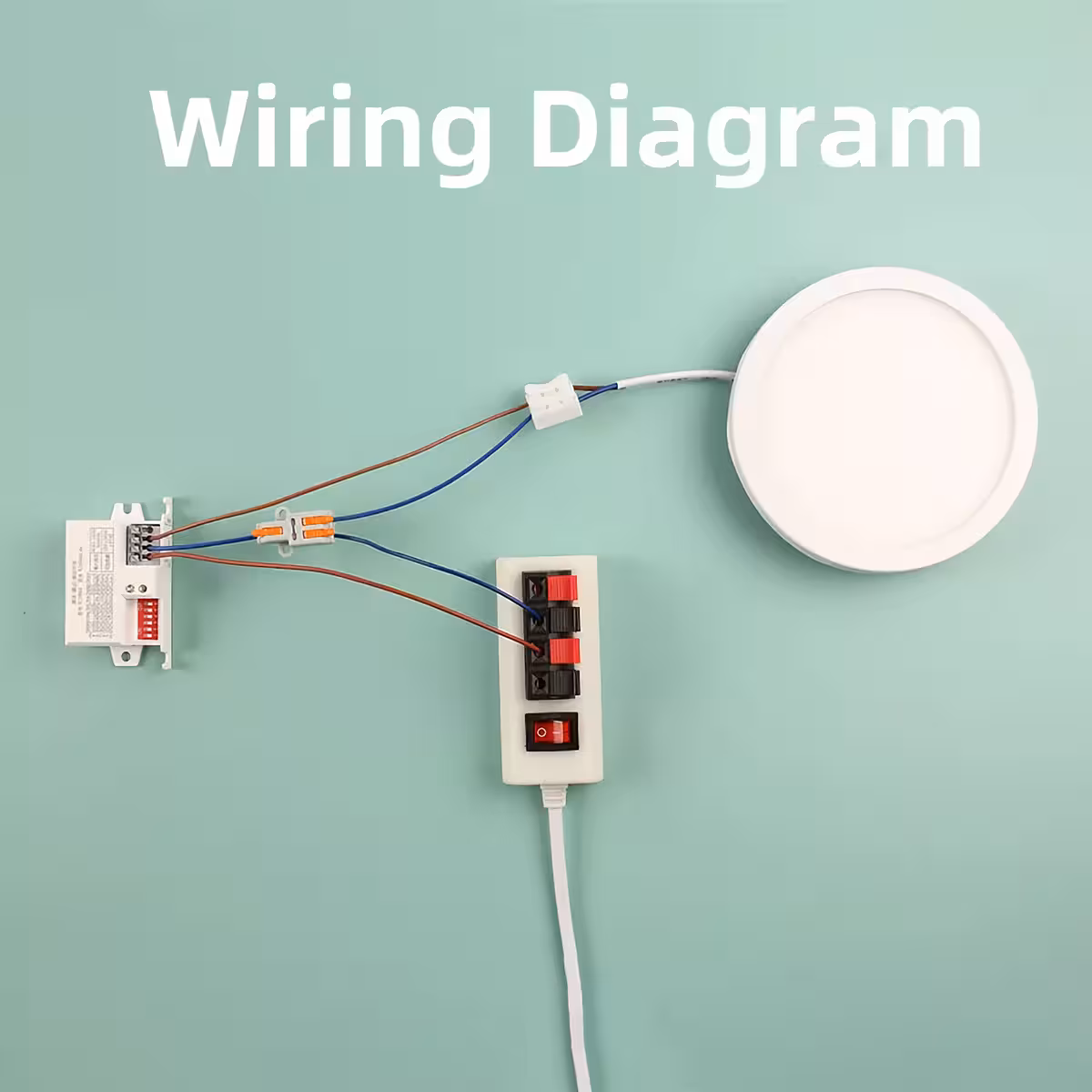 Diagramma di collegamento del sensore di movimento a 220V