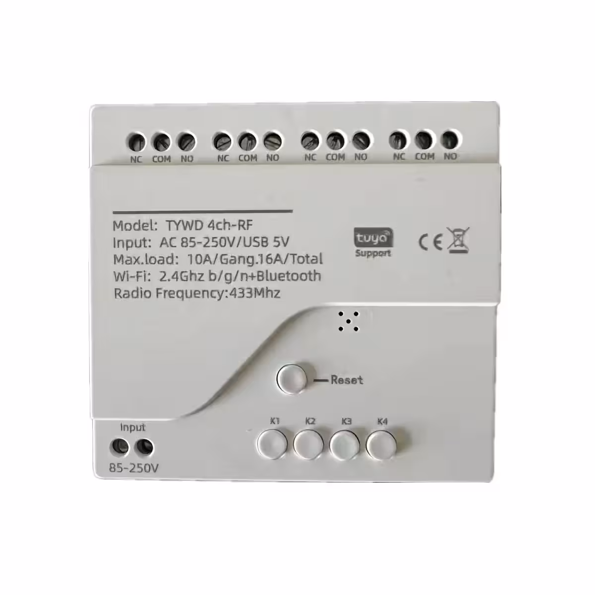 Esempio di installazione del relè in un sistema di automazione residenziale