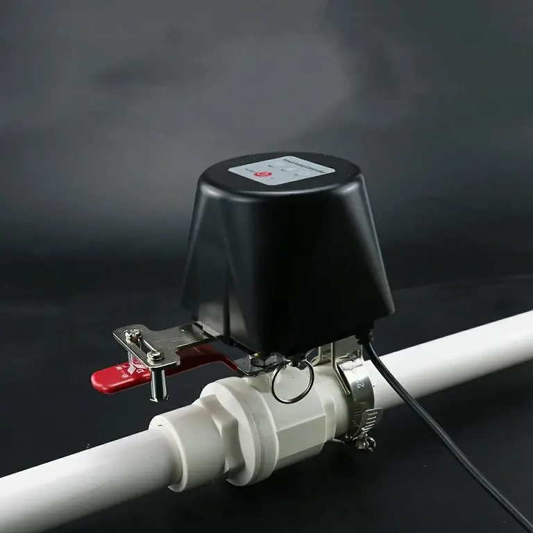 Valvola smart installata su tubo dell’acqua Elettrovalvola Wi-Fi installata direttamente su tubo acqua per controllo automatico
