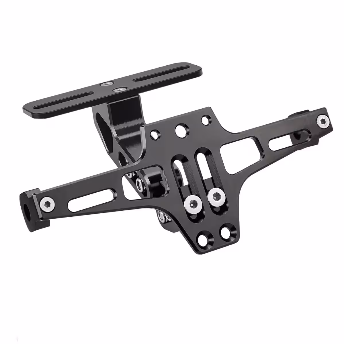 Supporto targa moto con sistema ribaltabile