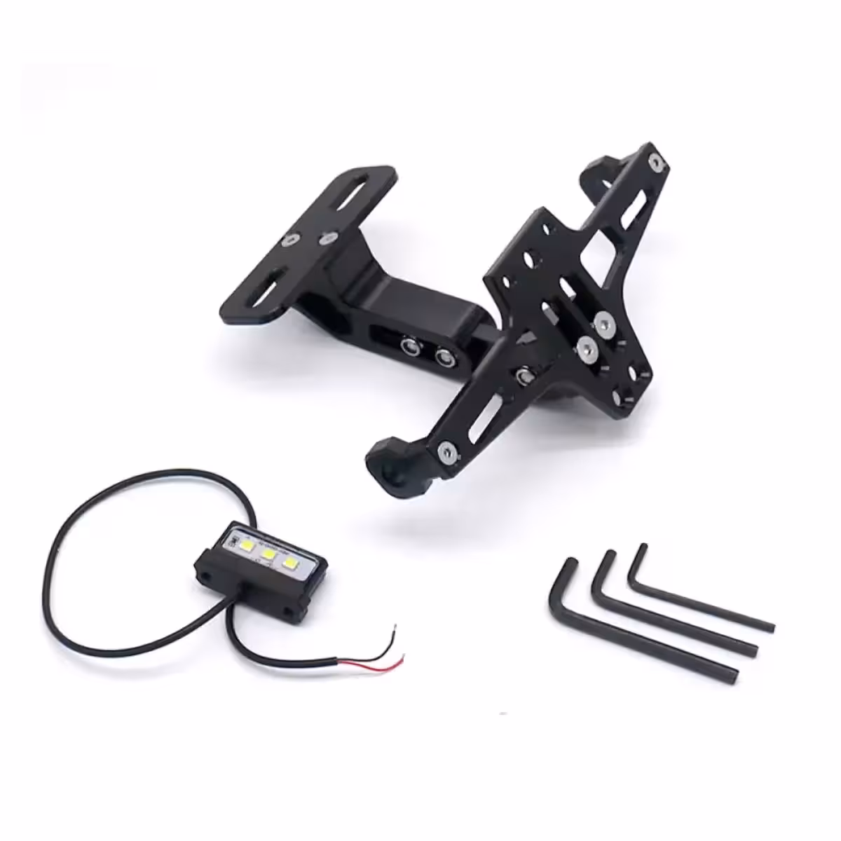 Luce LED per la visibilità della targa moto