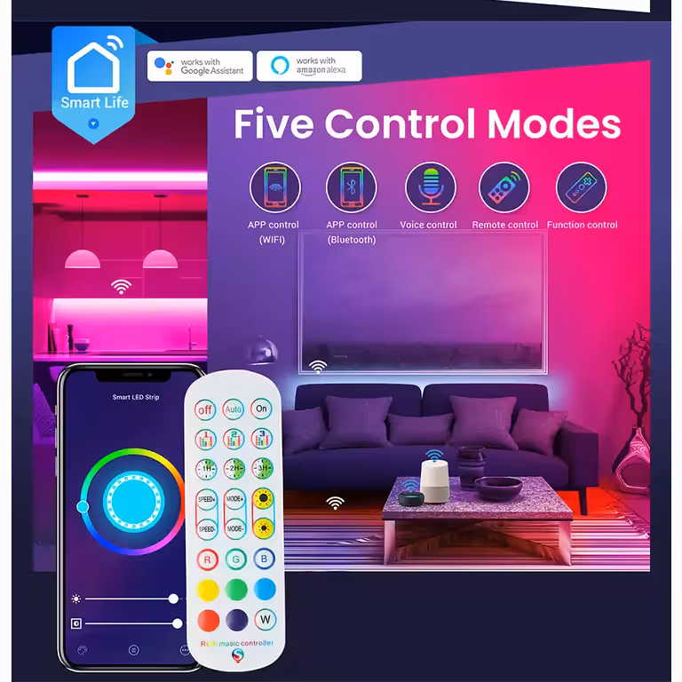 Dispositivo con connessione WiFi 2.4GHz per un facile controllo