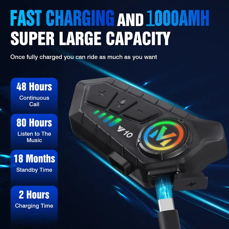 Intercom moto con autonomia fino a 32 ore