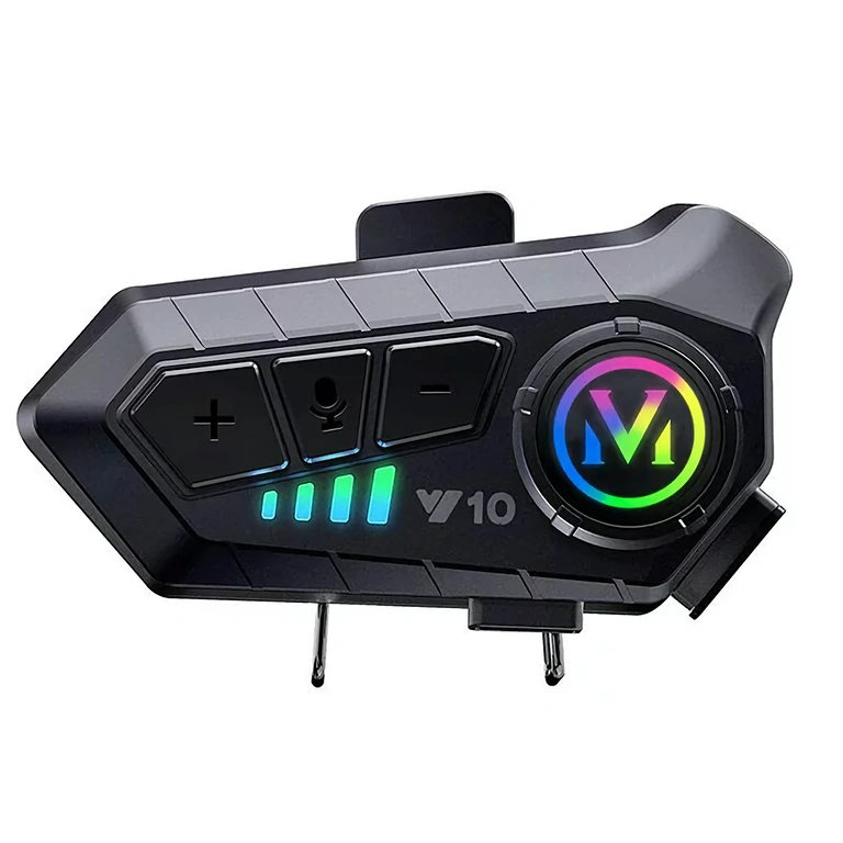 Base con clip per fissaggio intercom su casco