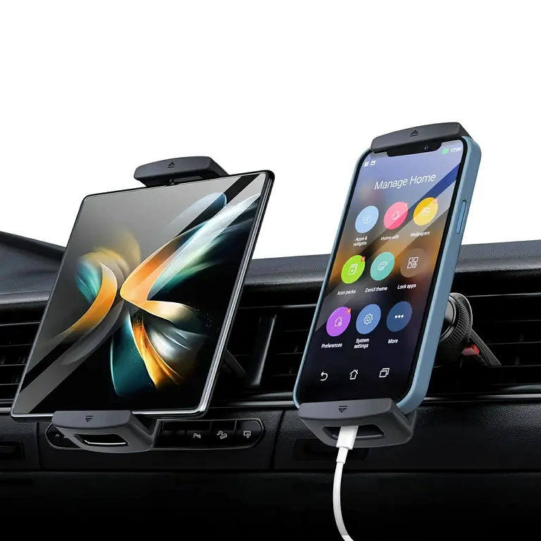 Supporto auto regolabile per tablet 7-12 inch, fissaggio su bocchetta aria