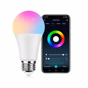 Lampadina LED Intelligente WiFi RGB Tuya Multicolore – Controllo Smart da Smartphone