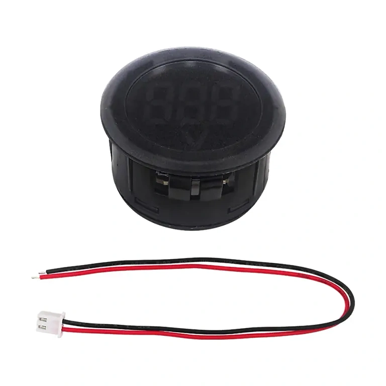 Voltmetro digitale con custodia ABS Voltmetro digitale con custodia ABS resistente