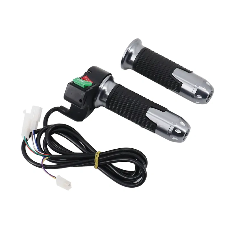 Acceleratore con clacson integrato Manopola acceleratore con pulsante clacson per scooter elettrico