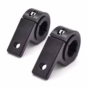 Set 2 Supporti Universali in Alluminio 22-32mm per Accessori – Fari, Camere, Specchi per Monopattino, Bici, Moto, ATV