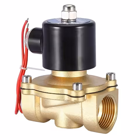 Elettrovalvola Elettromagnetica 1 Pollice AC 220V in Ottone – per Acqua, Irrigazione e Automazioni Industriali