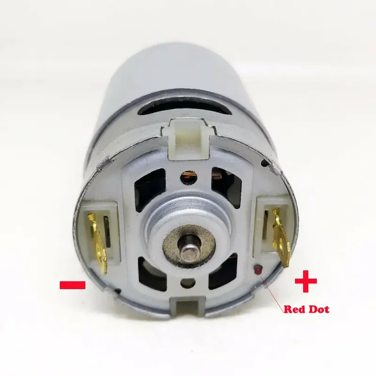 Motore DC RS-550 specifiche tecniche dettagliate