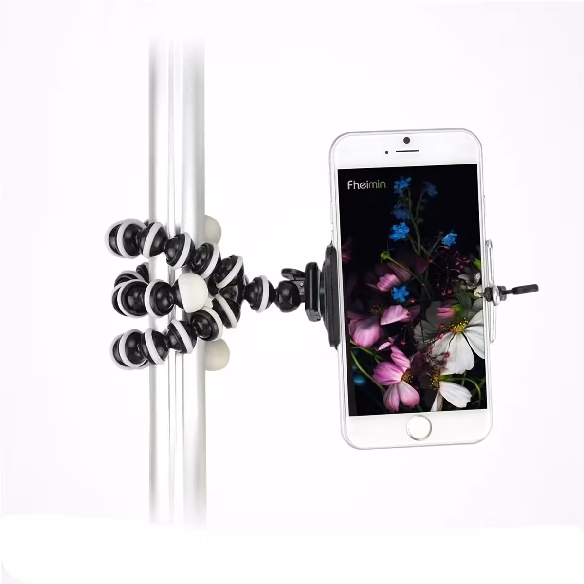 Gambe flessibili con sfere metalliche rivestite in gomma